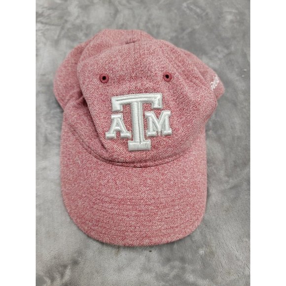 Texas A&M Aggies‎ Hat Adidas Strapback Cap Heathered Red White Embroidered - Picture 1 of 6
